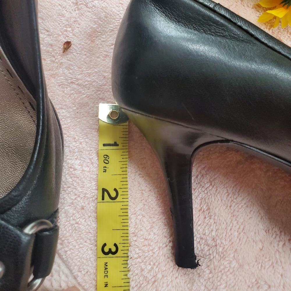Coach heels Darlina color Black Leather - Picture 10 of 13